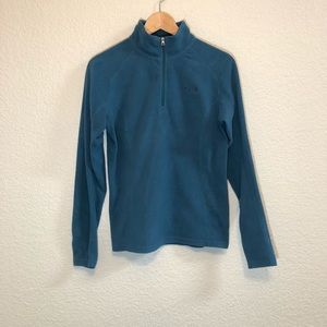 North Face Polartec Fleece Quarter Zip Pullover